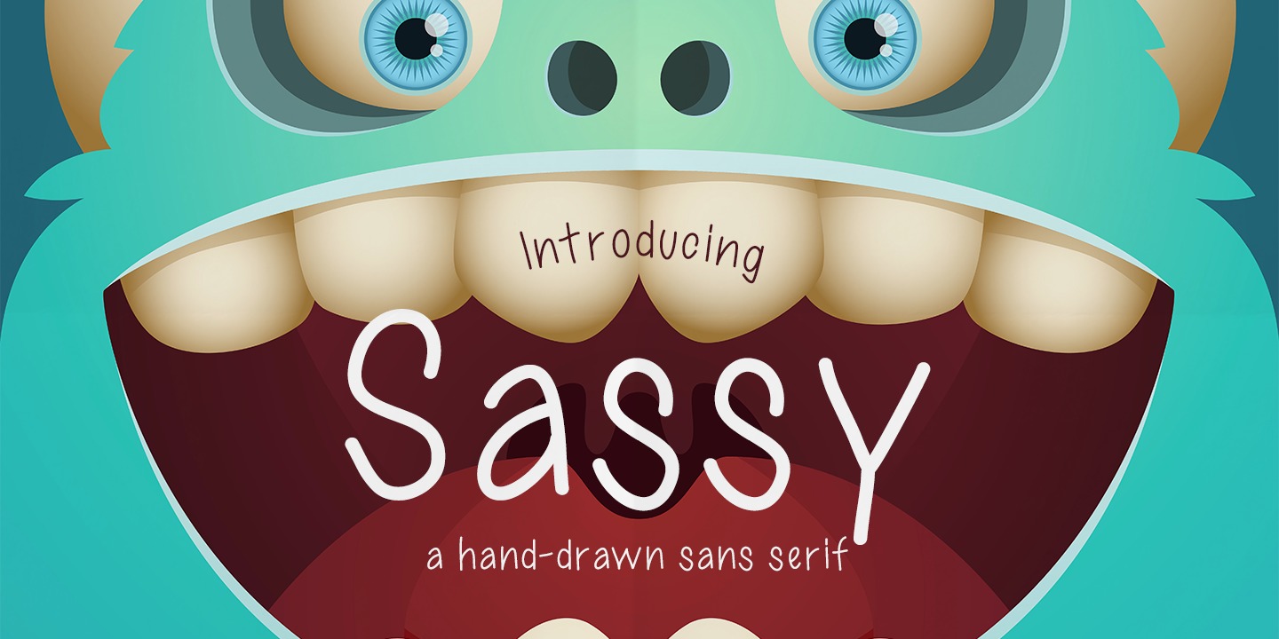 Example font Sassy #1